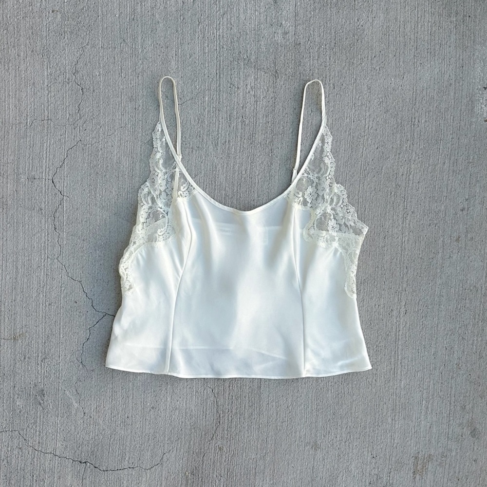 90s victoria secret ivory satin camisole
